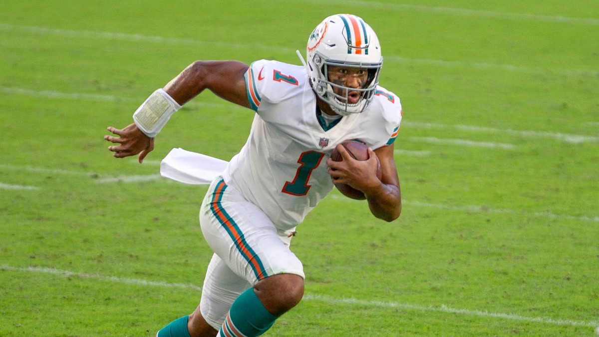 Miami Dolphins quarterback Tua Tagovailoa