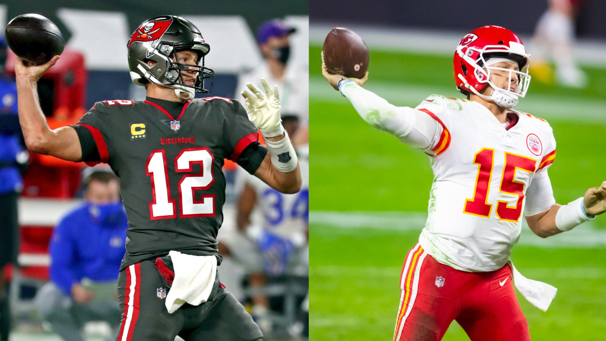 Image result for mahomes and brady super bowl champs