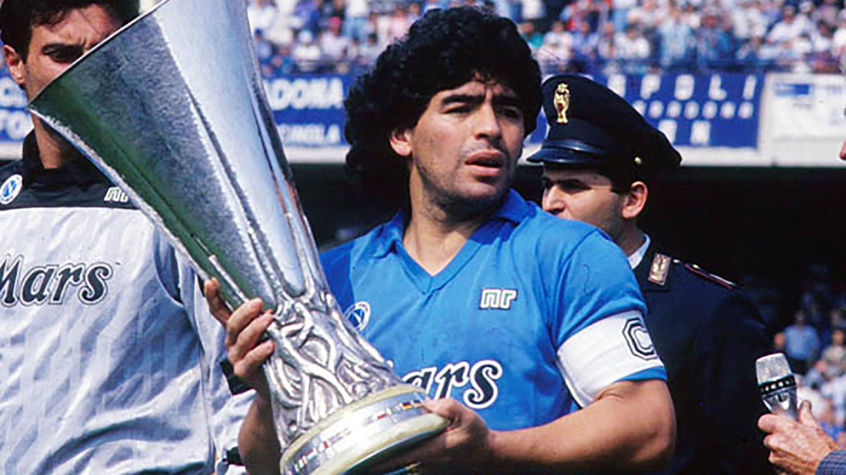 Diego Maradona a joué à Naples
