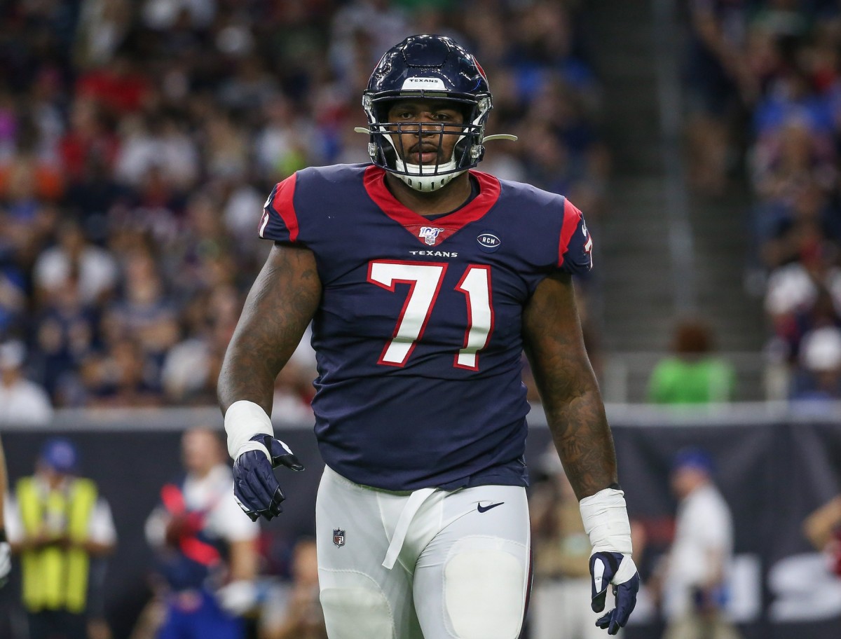 Houston Texans offensive right tackle Tytus Howard has vastly improved in his second NFL season.