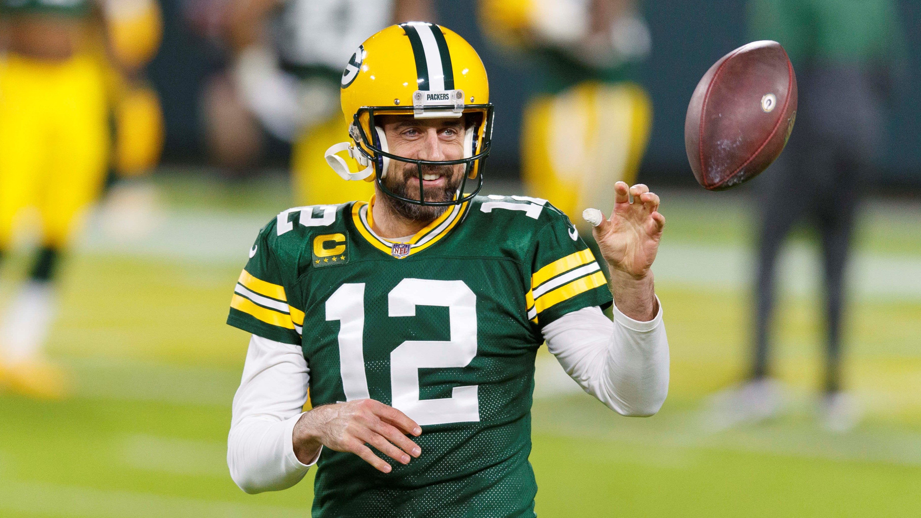 Aaron Rodgers, Davante Adams and Corey Linsley are part of the NFL's h...
