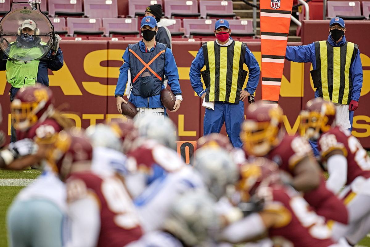 Washington Football Team's chain gang crew