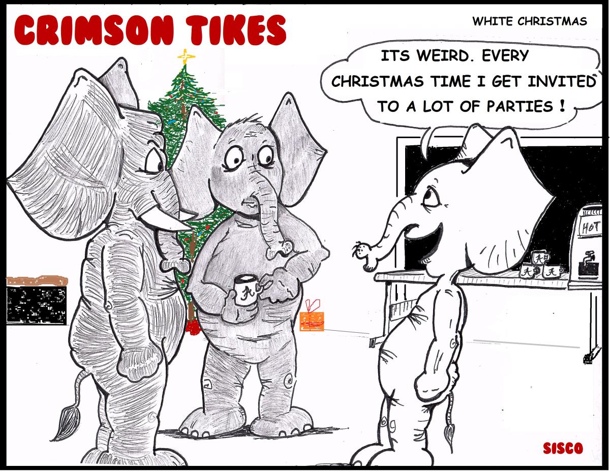 Crimson Tikes: White Christmas