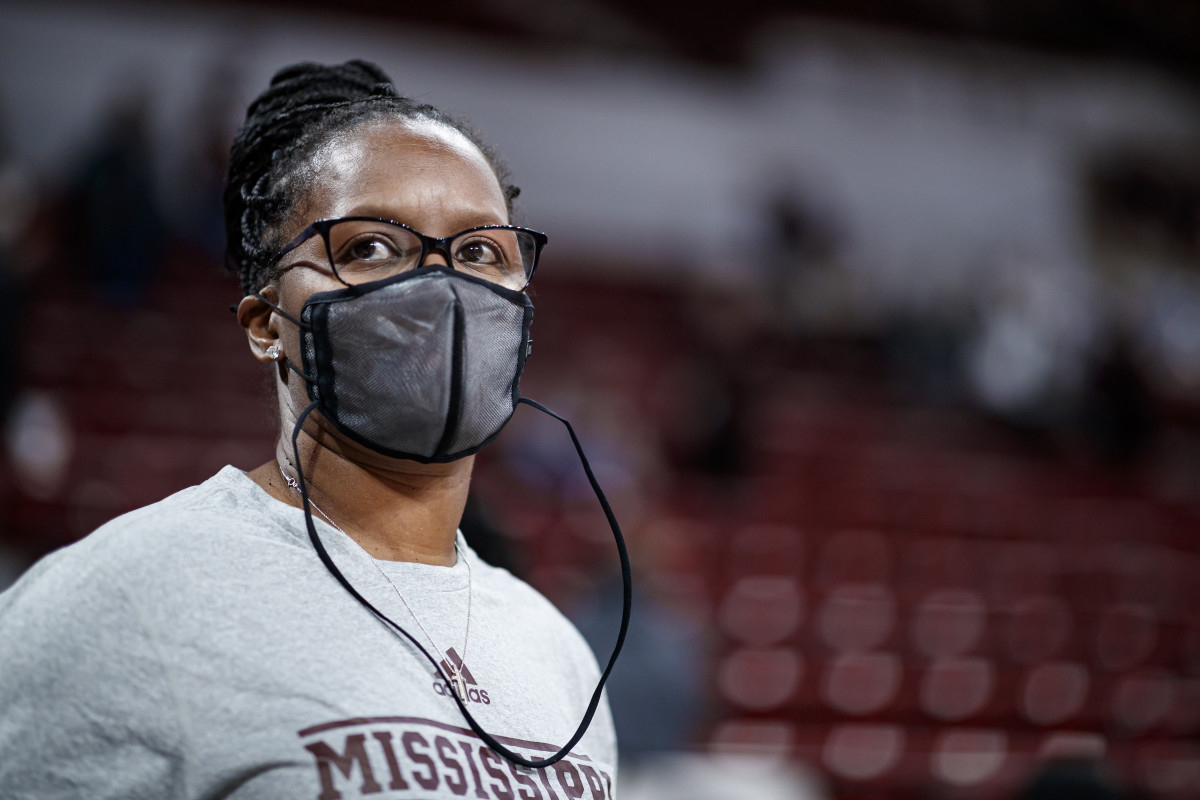 Mississippi State head coach Nikki McCray-Penson's Bulldogs dominated New Orleans on Wednesday night. (Photo courtesy of Mississippi State athletics)