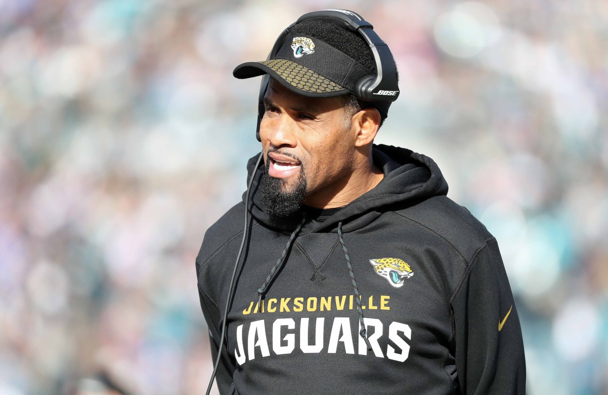 Jacksonville Jaguars wide receiver coach Keenan McCardell has developed several young pass-catchers.