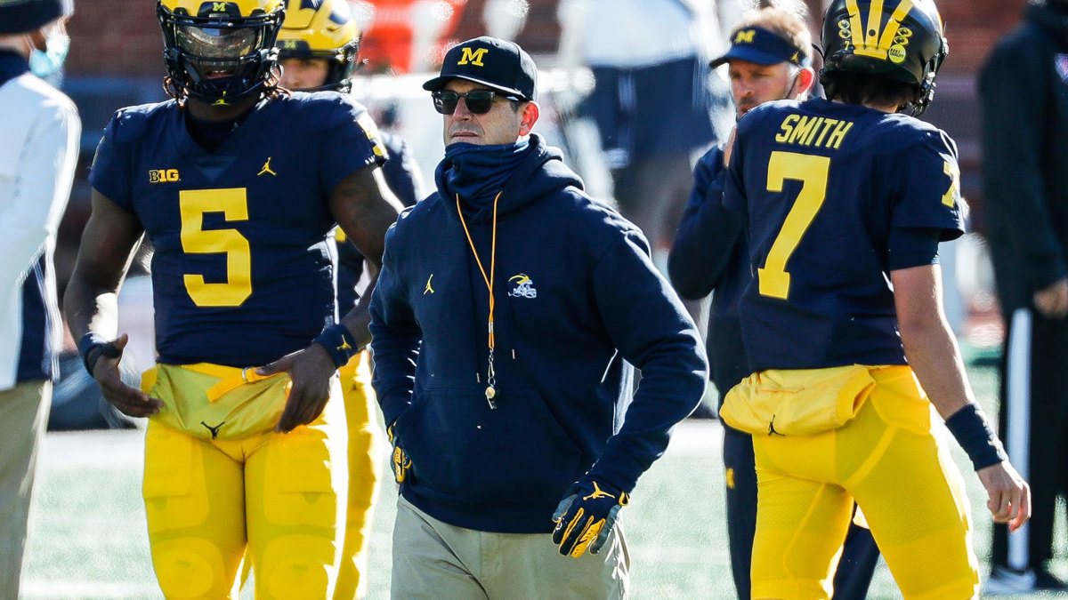 Michigan coach Jim Harbaugh