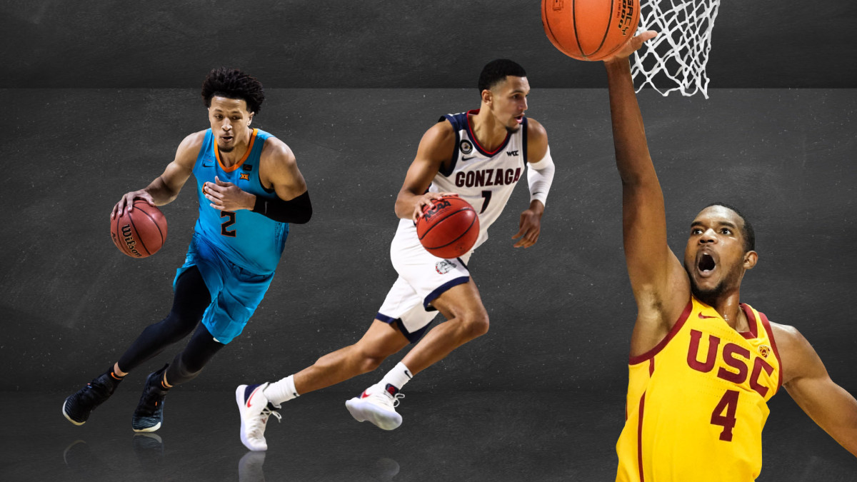 Cade Cunningham, Jalen Suggs and Evan Mobley