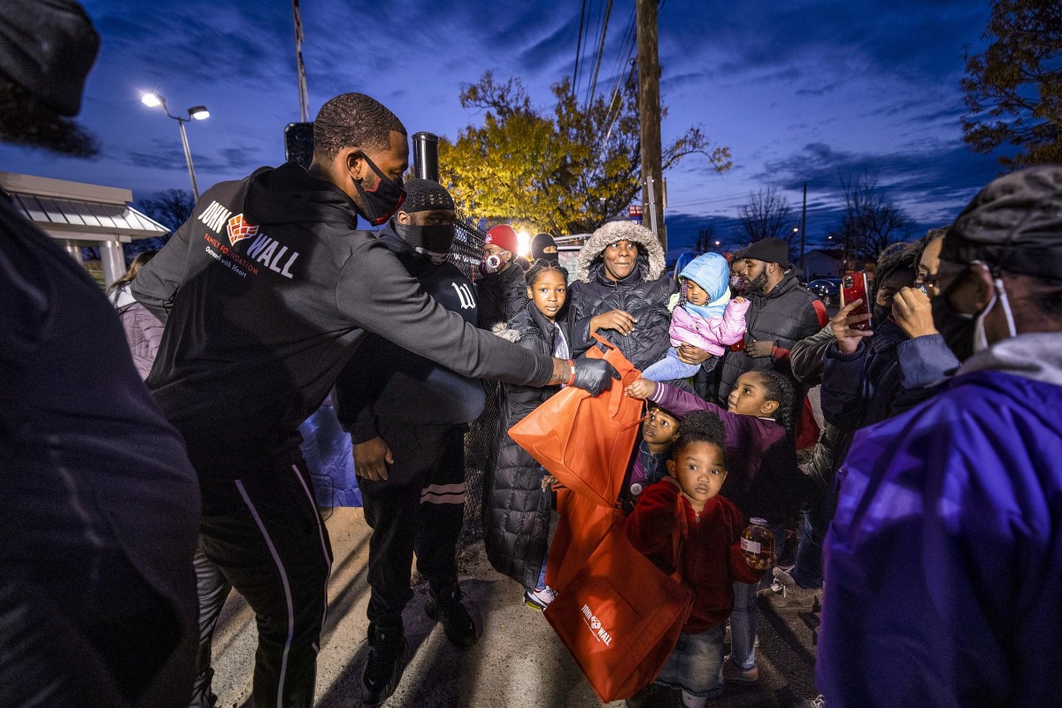 Wall became a community fixture in Washington. This Thanksgiving, his foundation distributed some 1,000 hot meals.