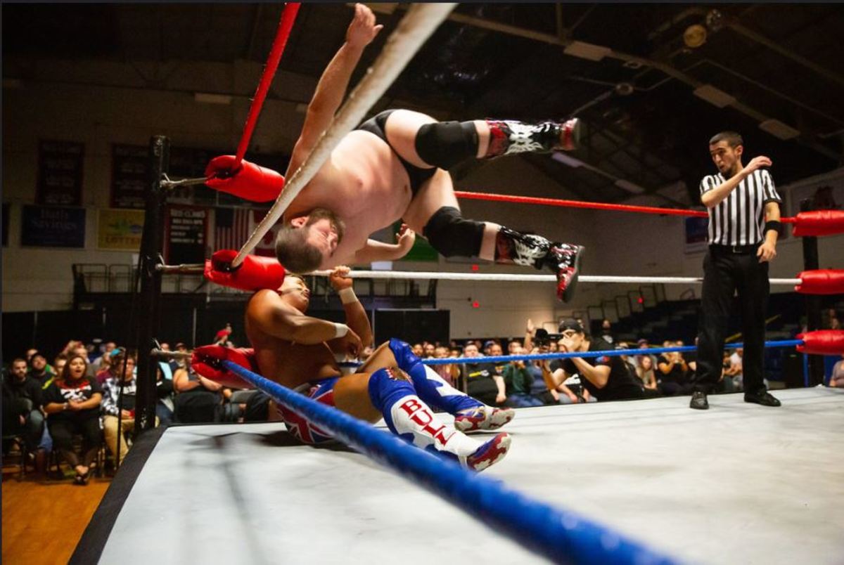 Indie wrestler JD Drake in the ring