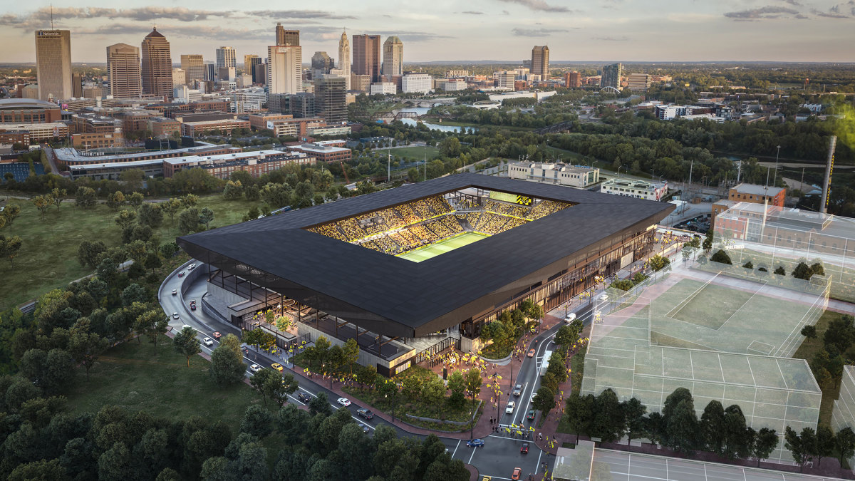 Rendering of the Columbus Crew's new stadium