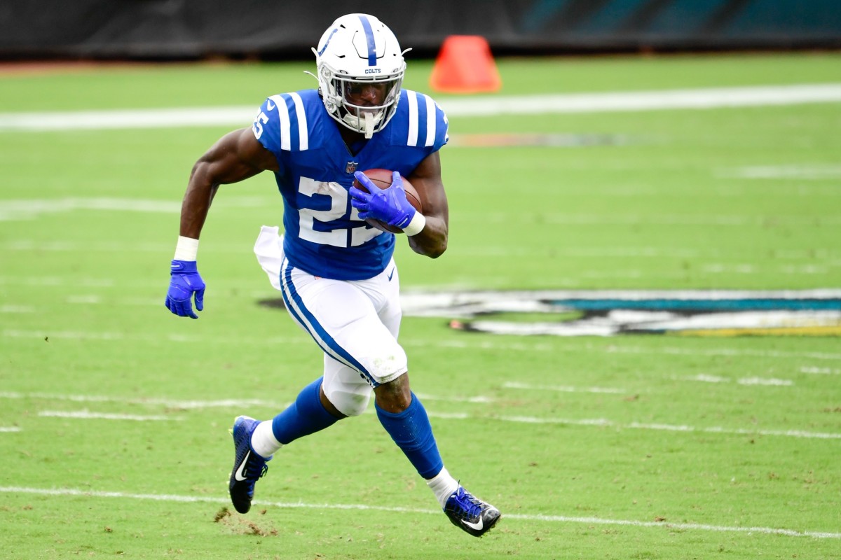 Indianapolis Colts fourth-year running back Marlon Mack was lost for the season to a ruptured Achilles tendon in the second quarter of the opener.