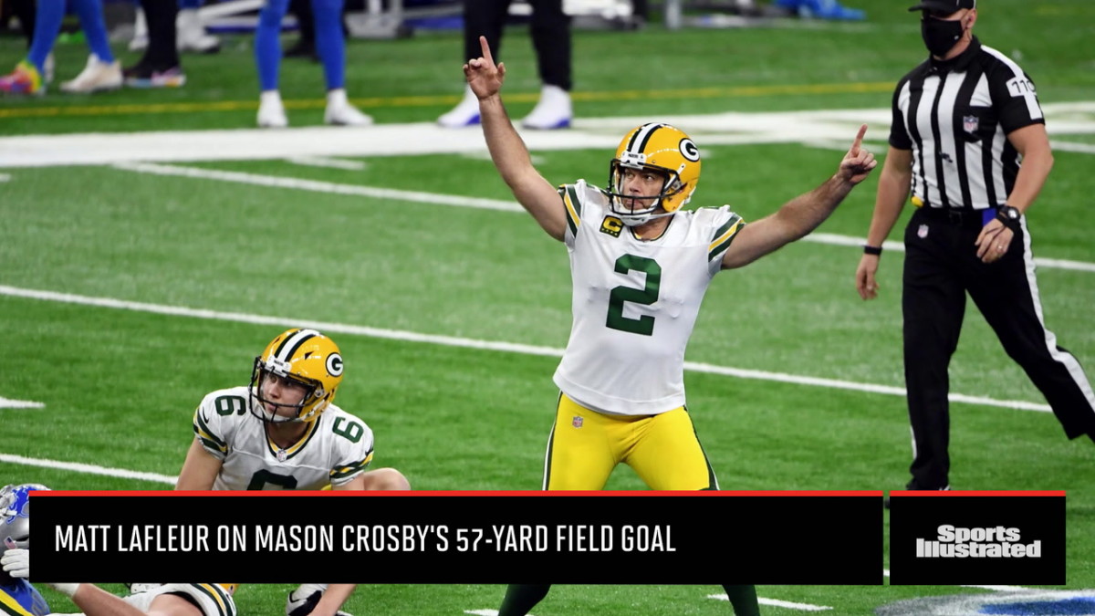 Packers' Mason Crosby Makes 57Yard Field Goal to Help Beat Lions