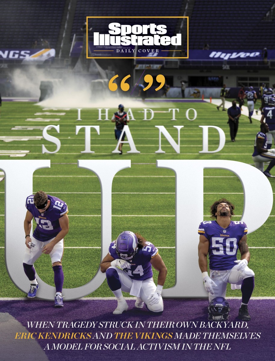 Daily cover of the Minnesota Vikings social activism