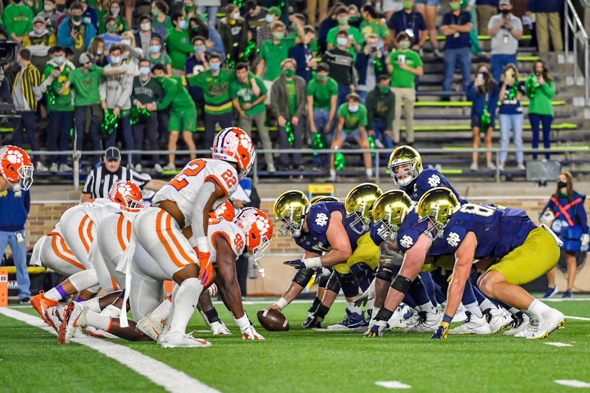 The two sides played an absolute thriller earlier this year in South Bend.