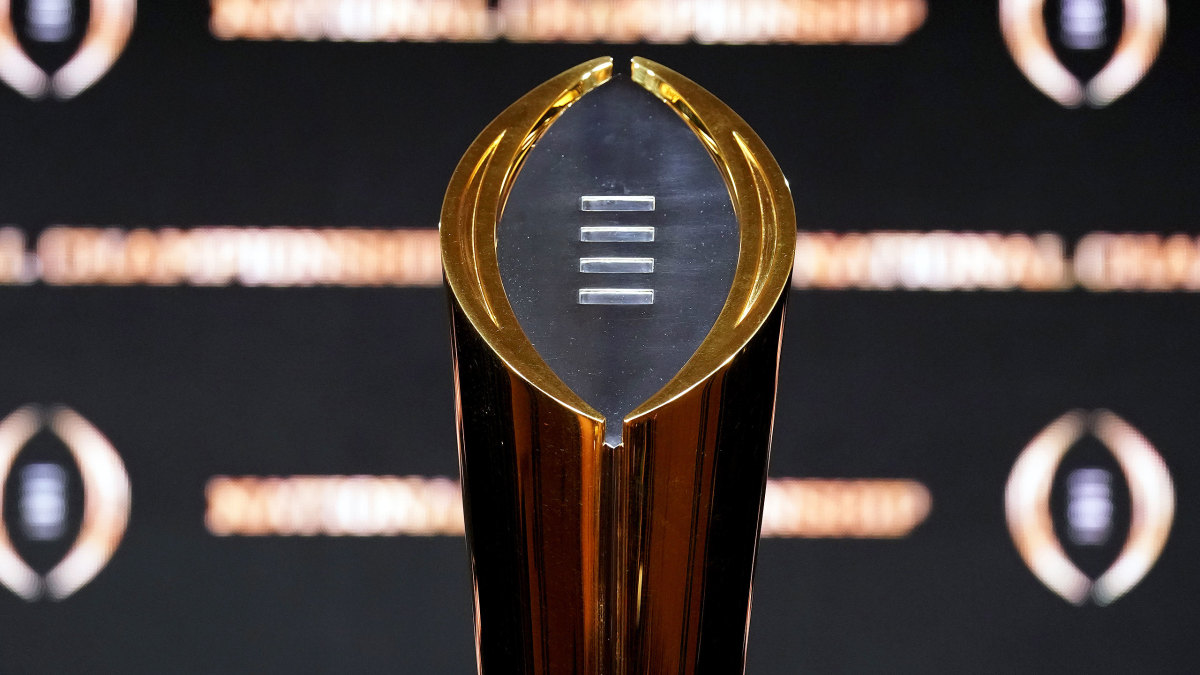 College Football Playoff trophy