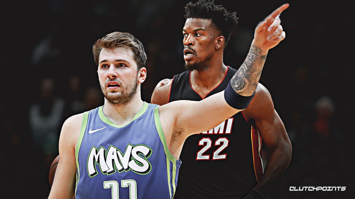 Luka-Doncic-reacts-to-Jimmy-Butler-shouting-him-out-after-Heat-win