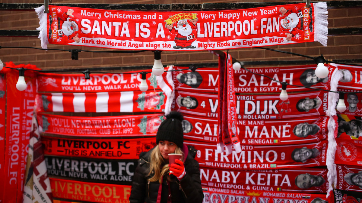 Liverpool is in first place entering the festive season