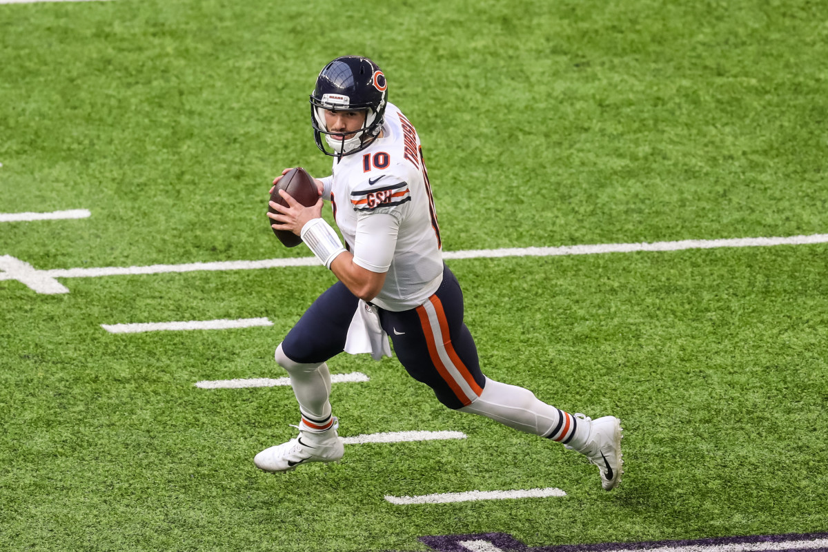 Todd Wash says Trubisky has to be watched and contained in space. Mandatory Credit: Brace Hemmelgarn-USA TODAY Sports