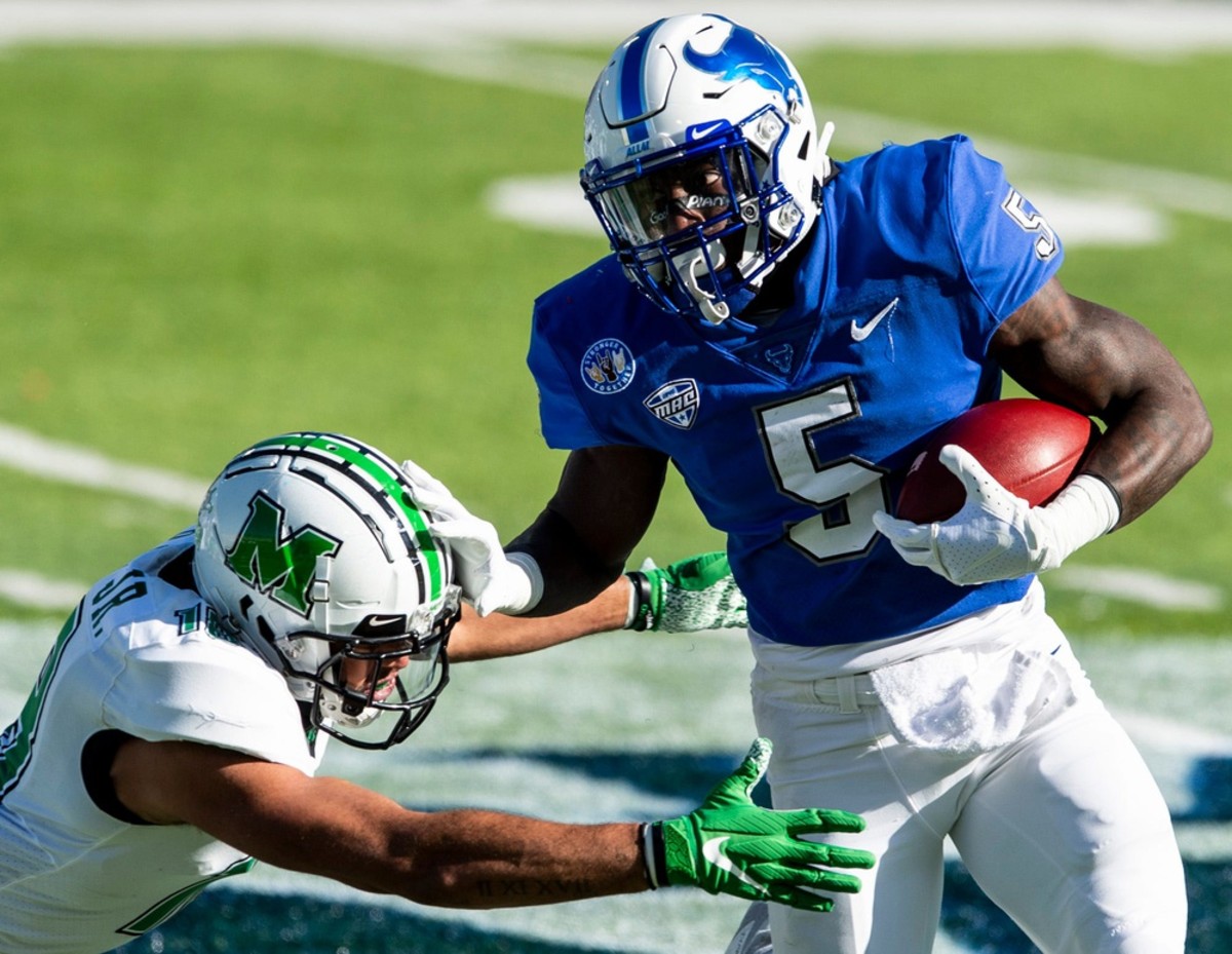 Kevin Marks helped Buffalo finish with a 6-1 record after a bowl win over Marshall.
