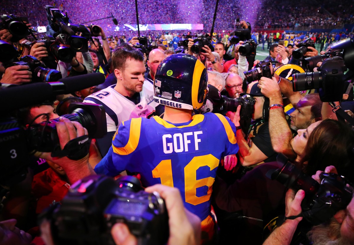 Jared Goff led the Rams to a NFC Title and Super Bowl appearance within three years of being selected No. 1 overall. Mandatory Credit: Mark J. Rebilas-USA TODAY Sports