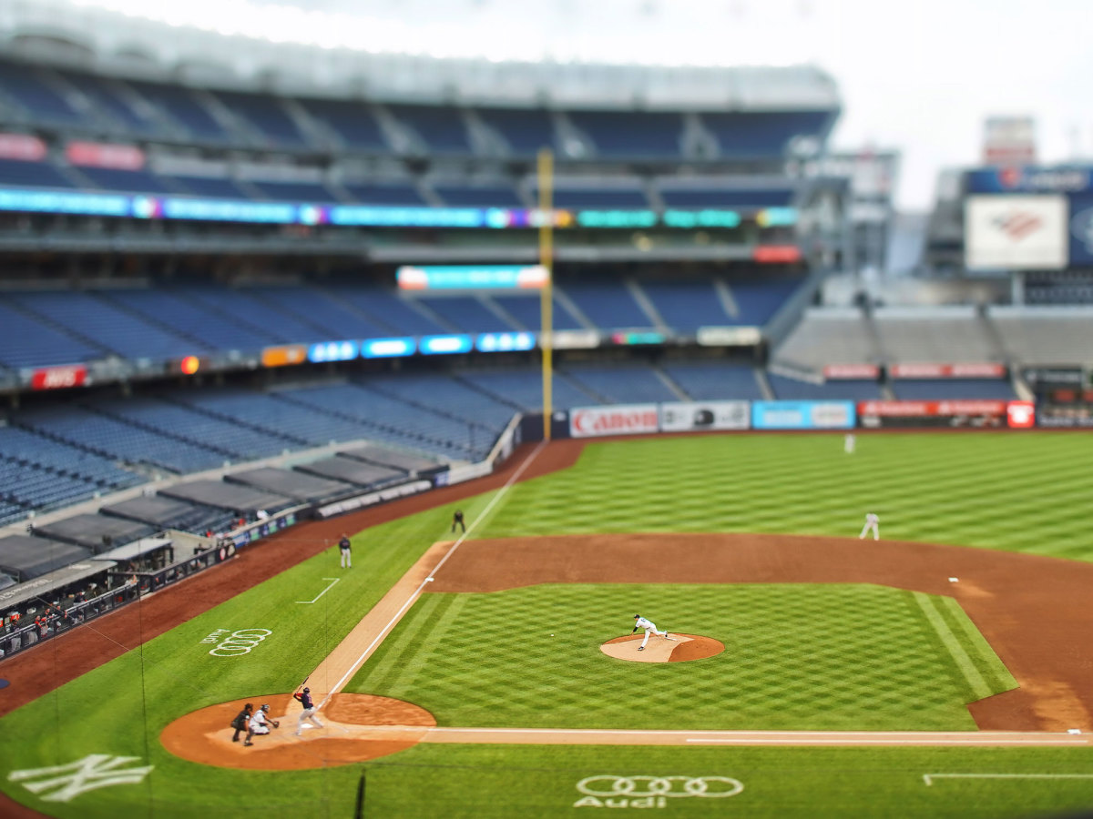 Empty Yankee Stadium