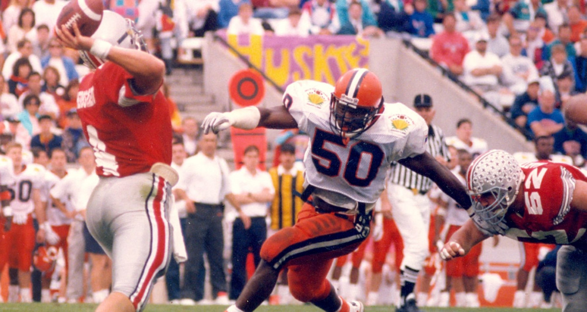 Throwback Thursday Syracuse Tops Ohio State in 1992 Hall of Fame Bowl