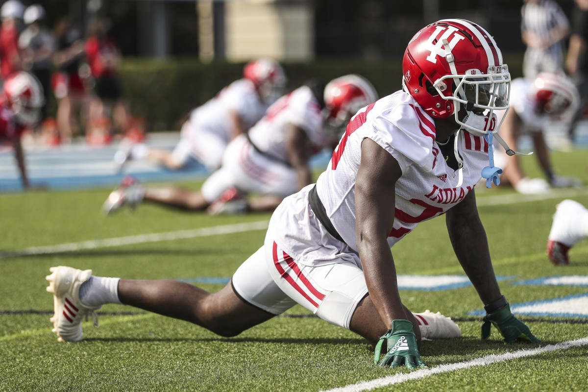 Indiana got its first Florida practice in on Thursday at Jesuit High School in Tampa. (Photos courtesy of Missy Minear, Indiana University Athletics)