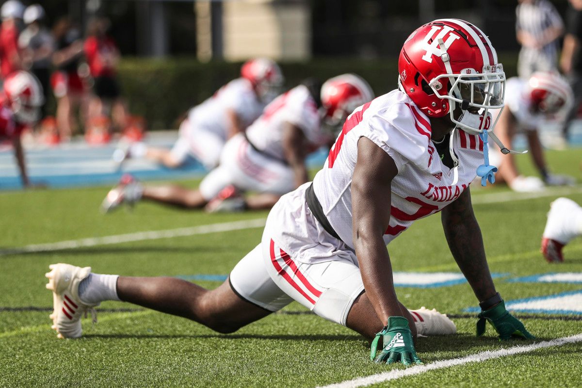 Indiana got its first Florida practice in on Thursday at Jesuit High School in Tampa. (Photos courtesy of Missy Minear, Indiana University Athletics)