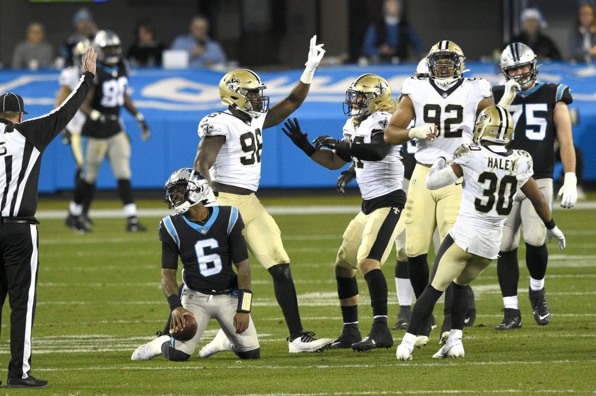 Saints Defense over Panthers