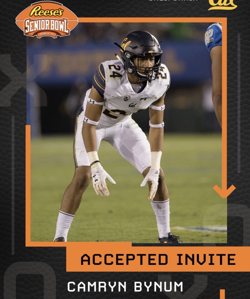 Cal Football Camryn Bynum Accepts Invitation to Play in Senior Bowl