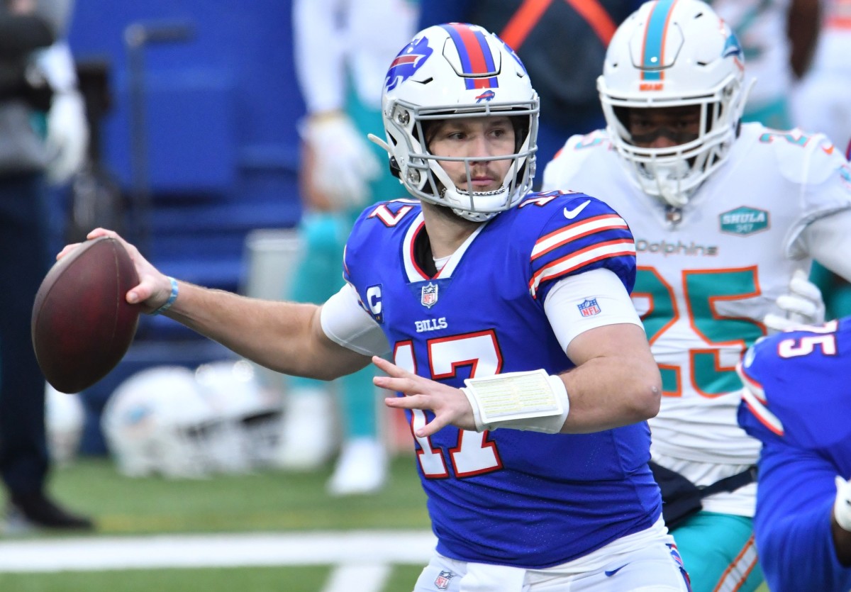 Buffalo Bills quarterback Josh Allen has had a breakthrough third season in leading his team to a No. 2 seed in the AFC playoffs.
