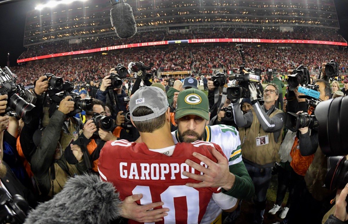 Packers quarterback Aaron Rodgers