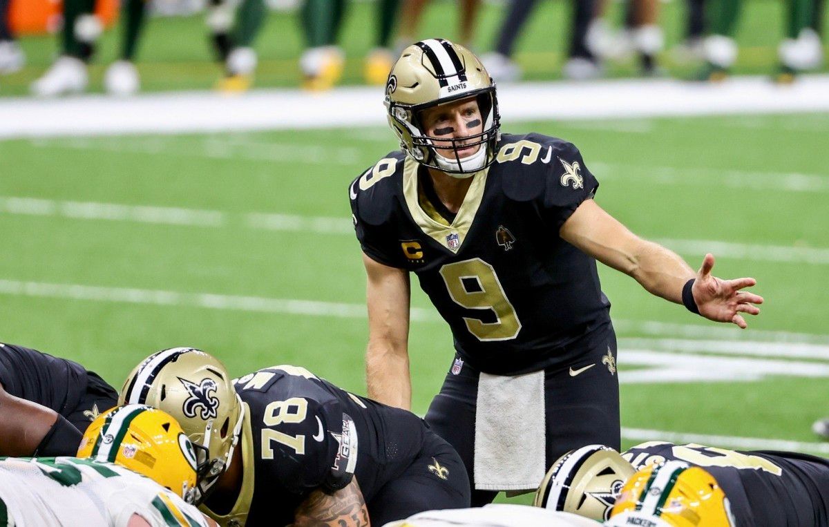 New Orleans Saints quarterback Drew Brees