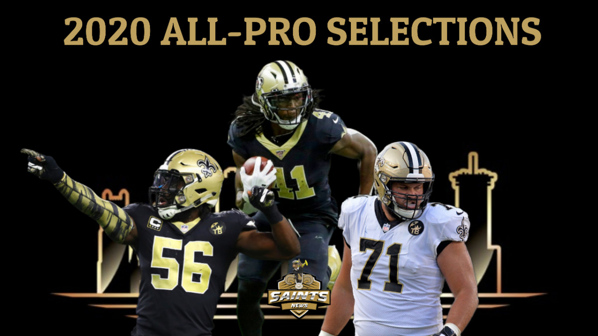 Saints on 2020 AP All-Pro Roster