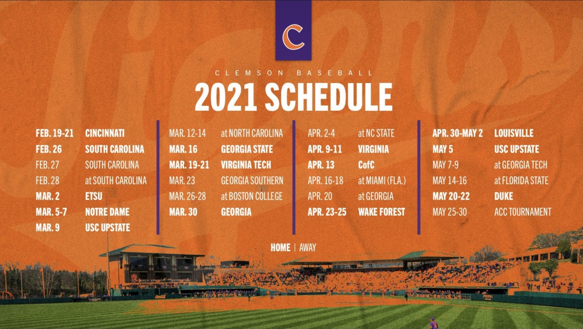 Clemson Tigers Baseball Schedule Released Sports Illustrated Clemson Tigers News Analysis And More