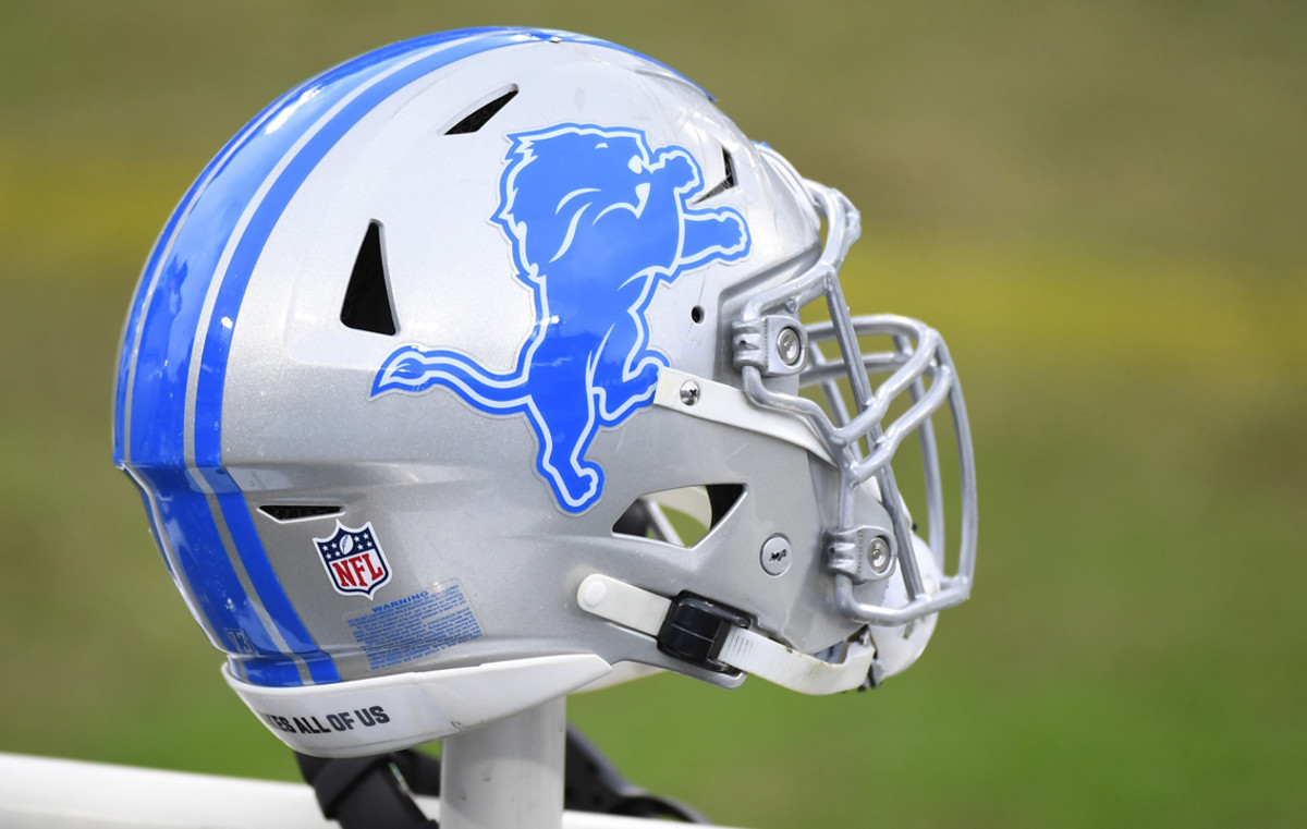 Detroit Lions helmet