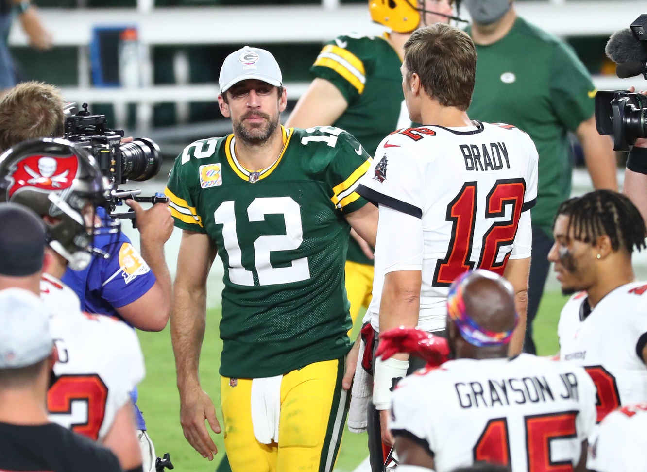 Aaron Rodgers Has The Stats But Tom Brady Has The Big Win Sports Illustrated Cal Bears News Analysis And More