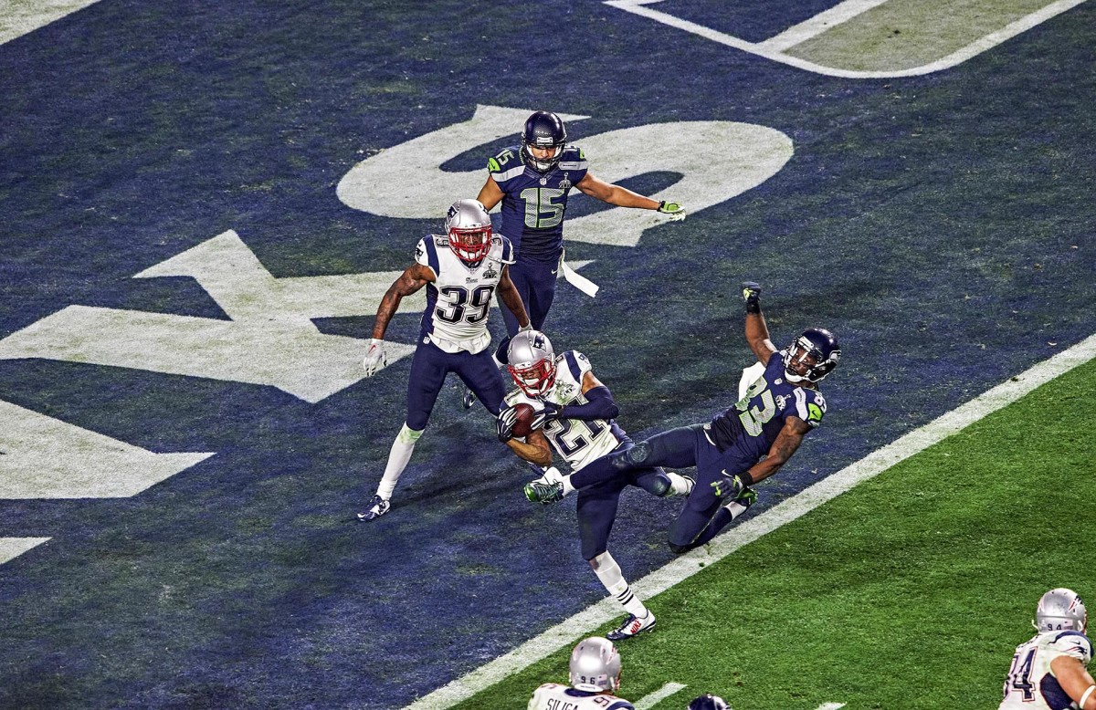 Malcolm Butler's goal-line interception in Super Bowl XLIX