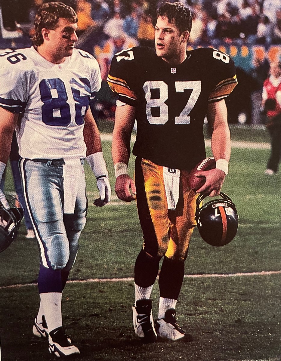 Eric Bjornson and Mark Bruener were UW teammates, Super Bowl opponents.