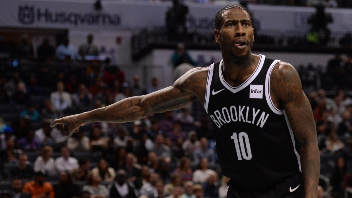 Brooklyn Nets guard Iman Shumpert plays against the Charlotte Hornets on Dec. 6, 2019.