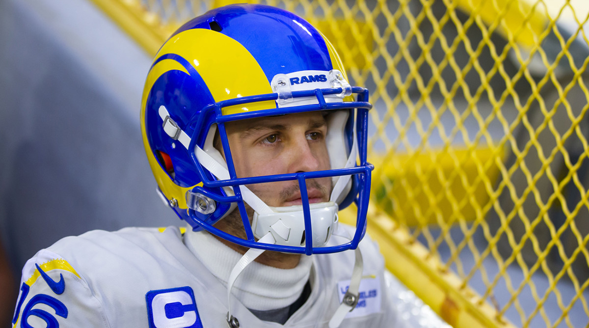 Jared Goff before playing the Green Bay Packers