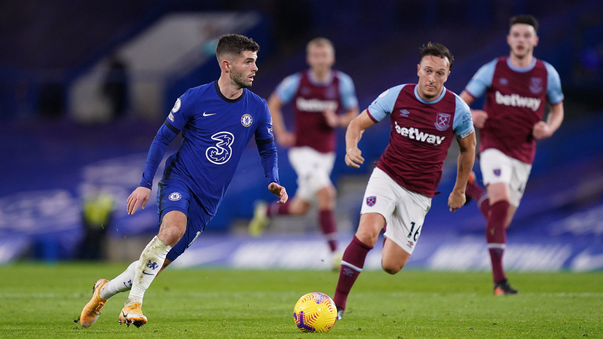 Christian Pulisic and Chelsea vs. West Ham