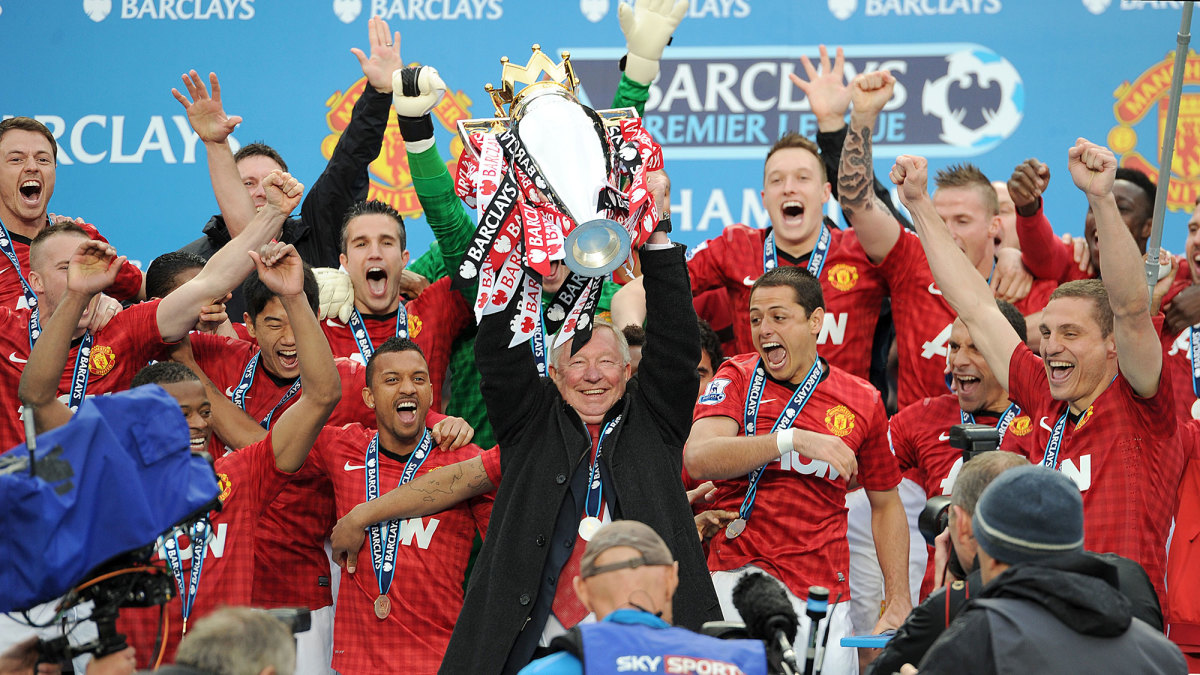 Manchester United's last Premier League championship trophy
