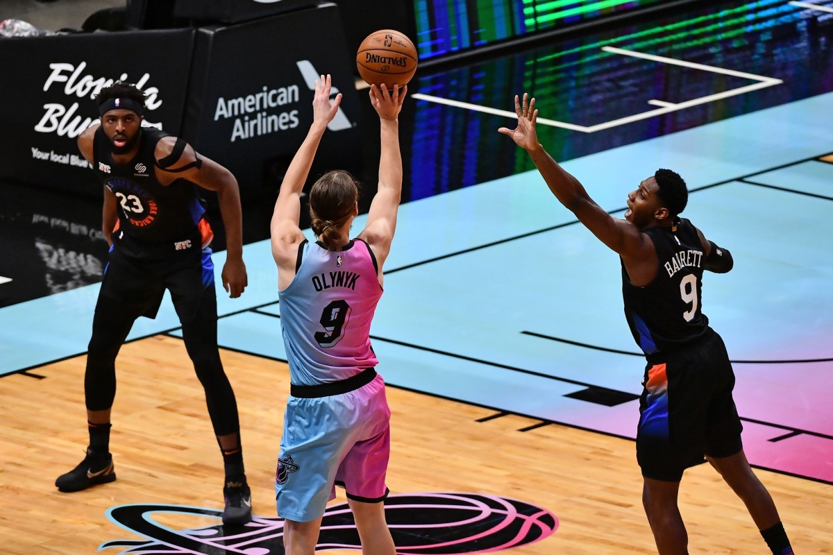 Miami Heat's Kelly Olynyk a Serious Threat From 3Point Arc