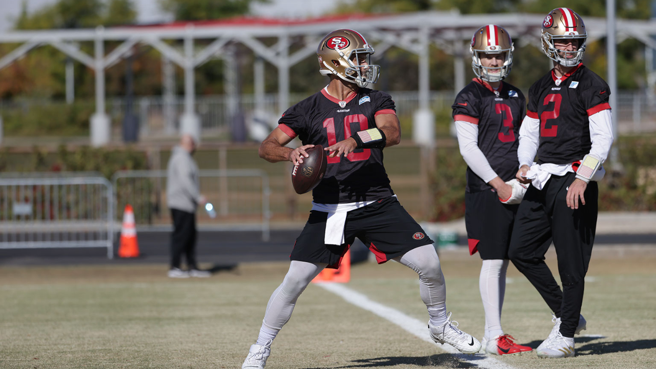 The 49ers must have an initial quarterback competition