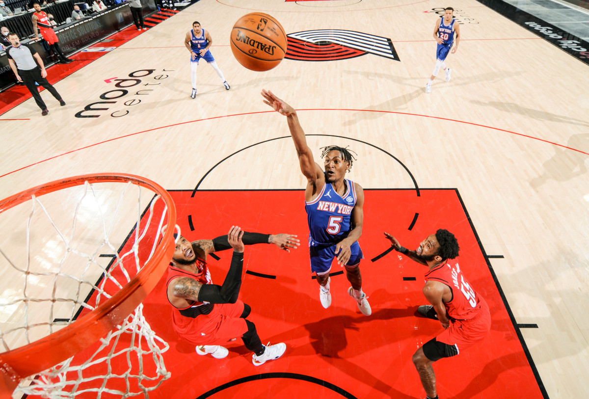 Quickley has mesmerized and tantalized fans with his crafty pick-and-roll game, his heads-up playmaking and his silky midrange floater.