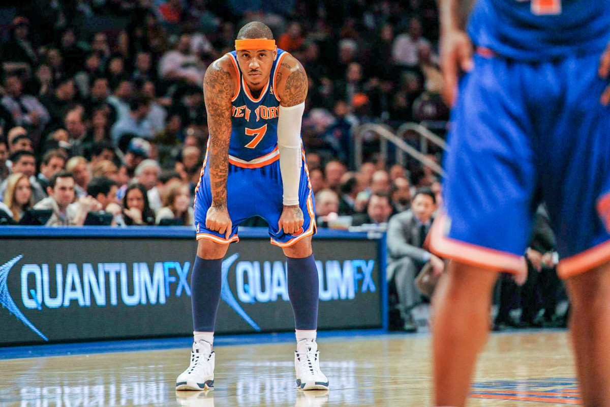 For Desus, the past decade is summed up by a slumped, frustrated Melo.