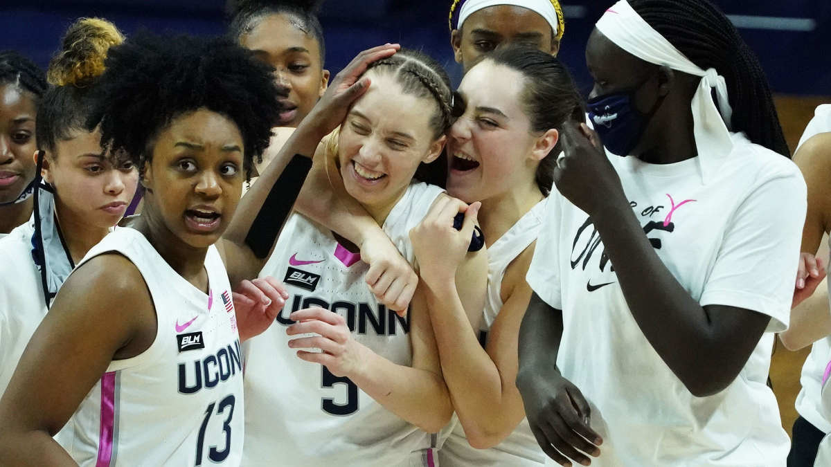 March Madness: UConn leads the NCAA Top 16 women’s tournament