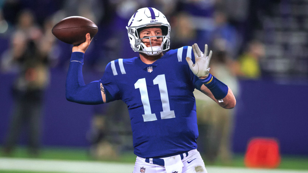 Carson Wentz in a Colts uniform