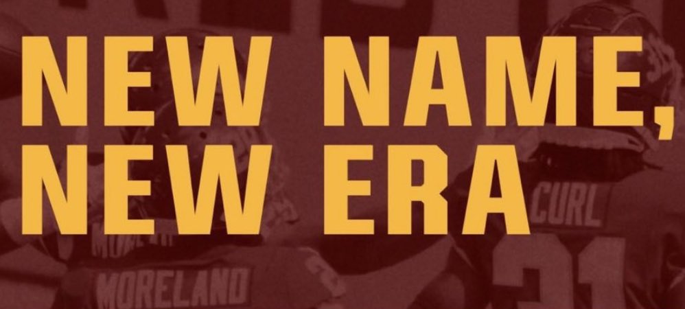 'New Name' Washington Football Team Planning Nickname Announcement